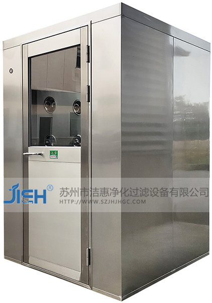 單人雙吹不銹鋼風淋室